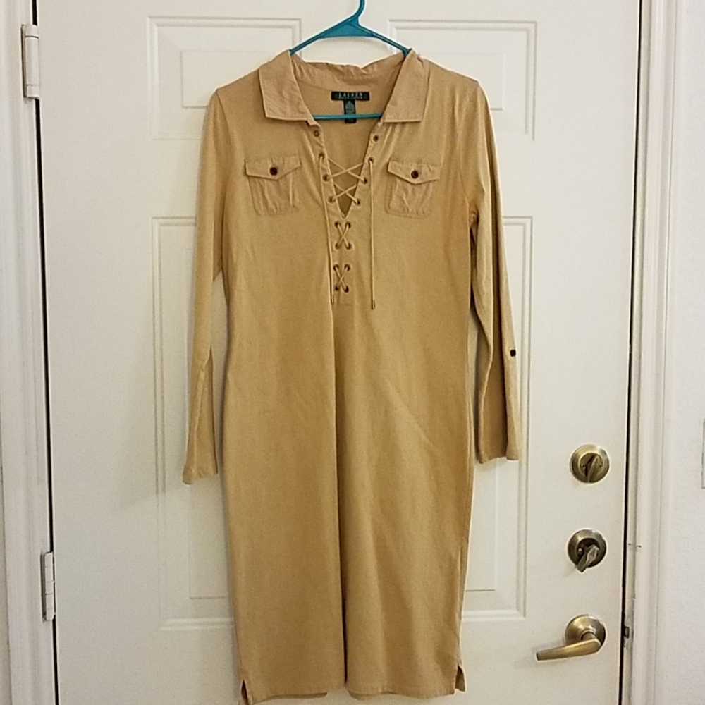Ralph Lauren Lace Up Dress